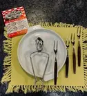 Escargot Plates Tongs, Forks and Shells NEW Boxed