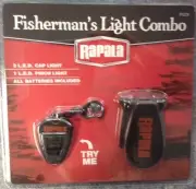 RAPALA Fisherman's Light Combo (3 LED Cap light) (1 LED Pinch Light) Brand New