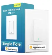 Meross MSS510 Smart Wi-Fi Single Pole Switch works w/ Alexa, HomeKit, Google