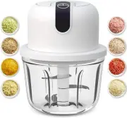 350ML Electric Garlic Chopper, Portable Veggie Chopper,Garlic Grinder Masher