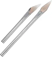 CIMAXIC 2Pcs Jewelry Smoothing Tool with Handle Jewelry Polishing Tool for Professional and Personal Use Durable and Practical for and Removing Scratches