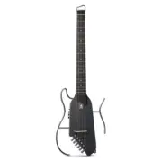 Donner EC1782 HUSH-I Acoustic Electric Guitar, Black