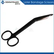 Lister bandage Scissor 5.5" (14cm) Black Color Stainless Steel surgical medical