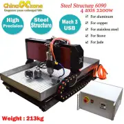 Steel 6090 4axis 2.2KW CNC Engraving Milling CNC Router For Steel Metal Stone AU