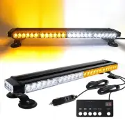 LED Emergency Strobe Rooftop Double Side Light Bar Traffic Advisor Flash Warning