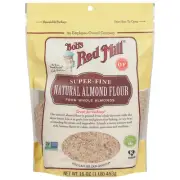 Bobs Red Mill Flour Almond Natural 16 oz (Pack Of 4)