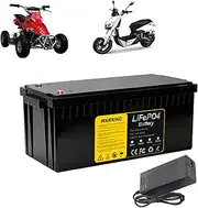 DEFGHIJ 12V 200Ah LiFePO4 Lithium Battery with Low Temperature Protection Built-in BMS Up to 15000+ Deep Cycles Perfect for Trolling Motor RV Camping Off-Grid System