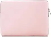 jooeer 13-13.3 Inch Laptop Sleeve Case for 13" MacBook Air Pro 2012-2017 13.3" Chromebook Notebook 13.5" Surface Laptop 5/4/3/2, Protective Waterproof PU Leather Cover Slim Padded Computer Bag, Pink