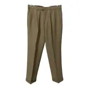 Dockers Pants Men’s 36x31.5 Beige Pleated Relaxed Fit Soft Luxury