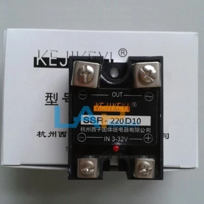 1PCS NEW FOR KEJIKEYI Single-phase 10A Solid Relay SSR-220D10