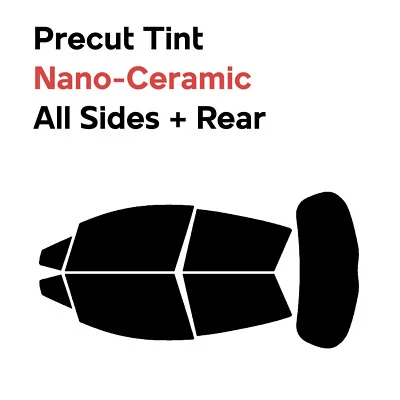 Precut Window Film Nano Ceramic Tint for Toyota Yaris 2012-2018 5 Door Hatchback