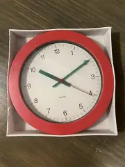 Vintage 1980s Junghans Memphis Postmodern Retro Wall Clock IKEA
