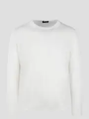 [Drumohr] Drumohr-Round Neck Bianco-Uomo 52 IT