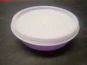 NEW NOS VTG Tupperware 1286-10 Purple Little Wonder Container Bowl W/ Lid 215-50