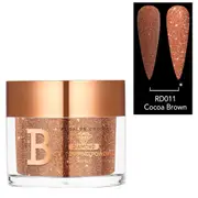 Billionaire Diamond SNS Dip Dipping Acrylic Nail Powder 011 Cocoa Brown 56g