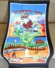 New Dolphins in Margarita Glass Beach Bath Pool Gift Towel Paradise Vacation NIP