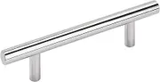 Amerock | Cabinet Pull | Polished Chrome | 3-3/4 inch (96 mm) Center to Center | Bar Pulls | 1 Pack | Drawer Pull | Drawer Handle | Cabinet Hardware