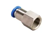 PCF 0602 - Female Straight Connector 6mm x Rc1/4" BSPT