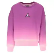 Jordan Nike Girl Jumpman Children's Sweatshirt Gradient Sweater Purple 128-160