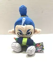 Splatoon Inkling Blue Boy Squid Kid Stuffed Plush 9" Official Nintendo 2015 New