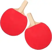 1Pair Table Tennis Racket of Sturdy Paddles for Beginners Outdoor Table Tennis Supplies Comfortable Handle for Hand Eye Coordination for All