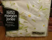 NOS - MORGAN JONES - DAISY - DOUBLE FITTED BOTTOM SHEET 54" × 76"