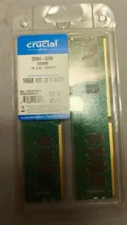 Crucial 16GB Kit (2× 8 GB) DDR4-3200