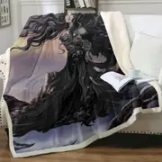 Fantasy Art Aria the Darkness Angel Throw Blanket