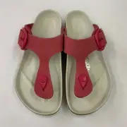 Birkenstock New w/ Box Gizeh Big Buckle Fuchsia Tulip Nubuck Exquisite Regular