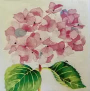 4 Paper Napkins for Decoupage /Tea Parties - Hydrangea rose