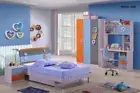 KIDS BEDROOM SET,BED STORAGE DESK WARDROBE BEDSIDE TABLE model 8106 not bunk