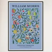 Galrie William Morris 1862 Centenary Exhibition Pomegranate Print Timeless Elegance, Black Frame, 70 x 100cm (28 x 40inch)