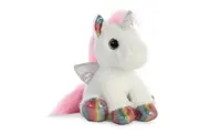 Aurora Enchanting Sparkle Tales Astra Unicorn Stuffed Animal - Magical Adventures - Endless Play - White 12 Inches