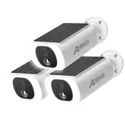 ANRAN Wireless Solar Battery Powered Wifi Home Security Camera System Outdoor IR