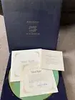 1976 SILENT NIGHT Franklin Porcelain 24k Gold Christmas Plate Original Box COA