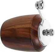 Toyvian Grinding Salt Pepper Shakers Pepper with Crank Handle Shaker Salt Container with Lid Wooden Pepper Grinder Wooden Pepper and Salt Grinder Stainless Steel