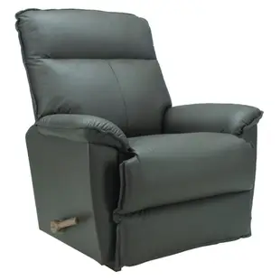 【HOLA】La-Z-Boy 單人半牛皮沙發/搖椅式休閒椅(10T706-咖啡色)