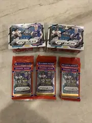 2021 Panini Prizm NFL Football Lot, 2 Blaster Boxes + 3 Cello Packs