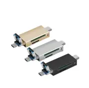 2pcs TF / SD card OTG multi in one micro Android universal type-C card reader