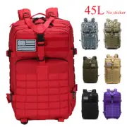 45L Military Army Molle Tactical Backpack Rucksack Camping Hiking Travel Bag US