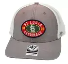 St. Louis Cardinals '47 Brand Tide Sweep Trucker Mesh Snapback OSFM Hat Cap NEW