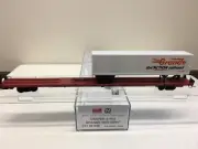 N Scale Micro Trains MTL 071 00 530 DRGW 105023 Flat w/RGTZ 230058 Trailer