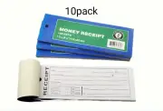 10 pc Carbonless Money Receipt Book 50 Sets 2Part Duplicate Copy Rent