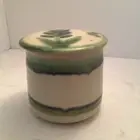 Studio Art Pottery French Butter Keeper Crock Butter Bell Countertop Signed