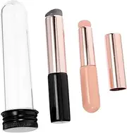 WRITWAA 2pcs Gradient Nail Art Silicone Powder Brush Applicator Tool Durable Easy to Clean for Gradient Effects Nail Design for Beginners and Professionals