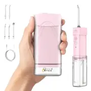 Rechargeable Water Dental Flosser, 200ml, Portable Teeth Oral Irrigator, 5 Je...