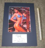 KATHY IRELAND ICONIC SUPERMODEL AUTOGRAPH & SEXY BIKINI PHOTO DSIPLAY PSA