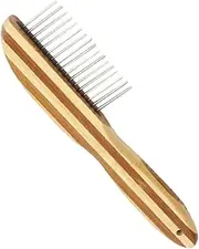POPETPOP Convenient Pet Comb Wear-resistant Metal for Hair Removal and Tangle- Grooming