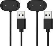 [2-Pack] Charger Cable Intended for Amazfit Bip 3 USB Magnetic Charging Cable Cord Intended for Amazfit Bip 3 Smart Watch Accessories - 3.3ft 100cm