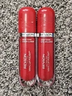 (2) Revlon Ultra HD Vinyl Lip Polishes, High Shine #910 Cherry On Top NEW